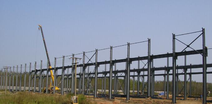 A instalação de construção de aço