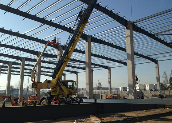 Estruturas de telhado metálicas da construção de aço clara da construção de aço para o armazém