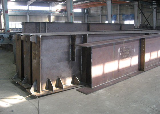 Coluna galvanizada laminada a alta temperatura/soldada da viga da construção de aço da seção das vigas de aço H