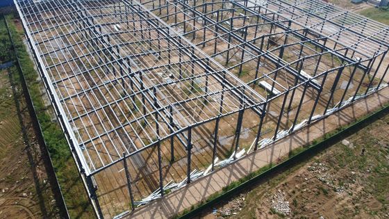 Construção moderna de estrutura de aço leve Edifício de armazém com cinco tipos principais de componentes estruturais