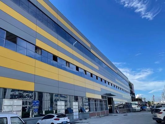Preço acessível Prática estrutura de aço pré-fabricada Armazém Belas perspectivas Design para negócios