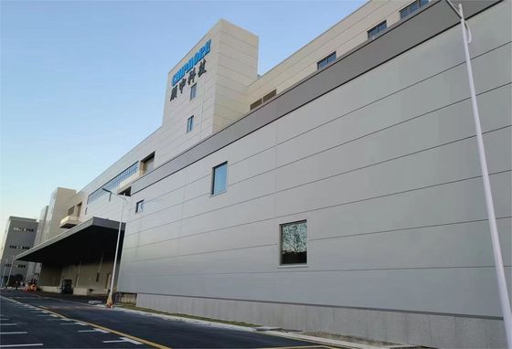 Portal pintado Estrutura de aço pré-fabricada de armazenamento para eficiência e estabilidade