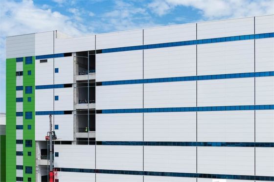 Instalação de processamento de plantas químicas Industrial Ventilação Tubulação Estrutura de aço resistente à corrosão
