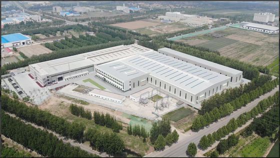 Desenho de modelo 3D Armazém de estrutura de aço durável Soluções de armazenamento durável industrial