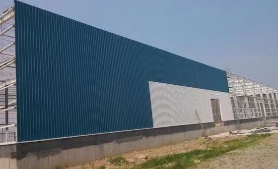 Oficina pré-fabricada da construção de aço do revestimento agradável que constrói uma solução da entrega da parada