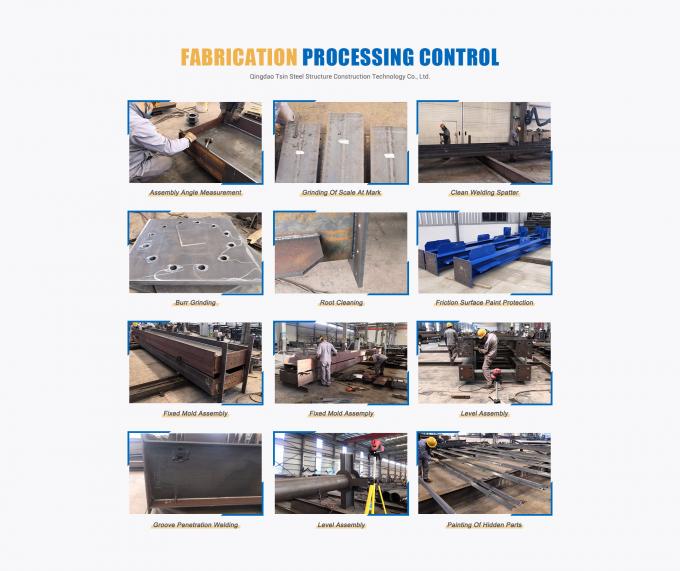 Instalação de processamento de plantas químicas Industrial Ventilação Tubulação Estrutura de aço resistente à corrosão 1